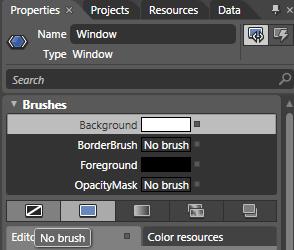 Demonstrating the No Brush button.